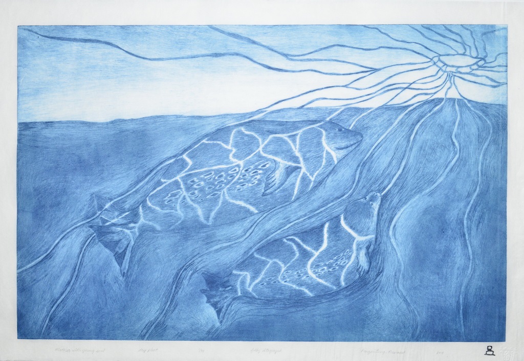 Mother with a Young Seal (2018)