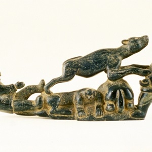 Hunter At Play With Dogs (1959)