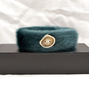 Blue Sealskin and Antler Bracelet (2020)