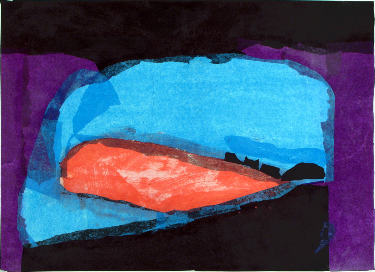 Red Lake with Rocks (c. 1999)