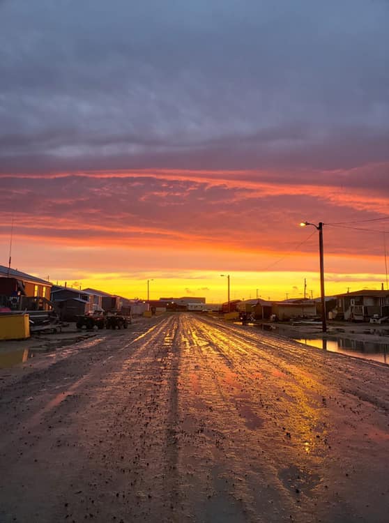 Untitled (Sunset Walking to a Friend's Place)