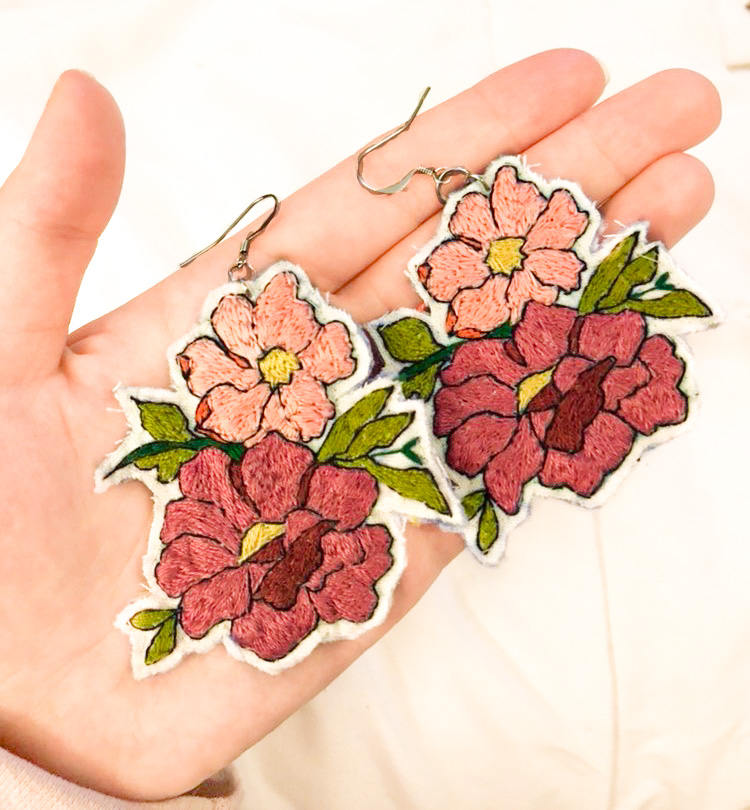 Embroidered Earrings (2020)