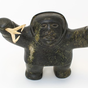 Untitled (hunter with rock) (1976)