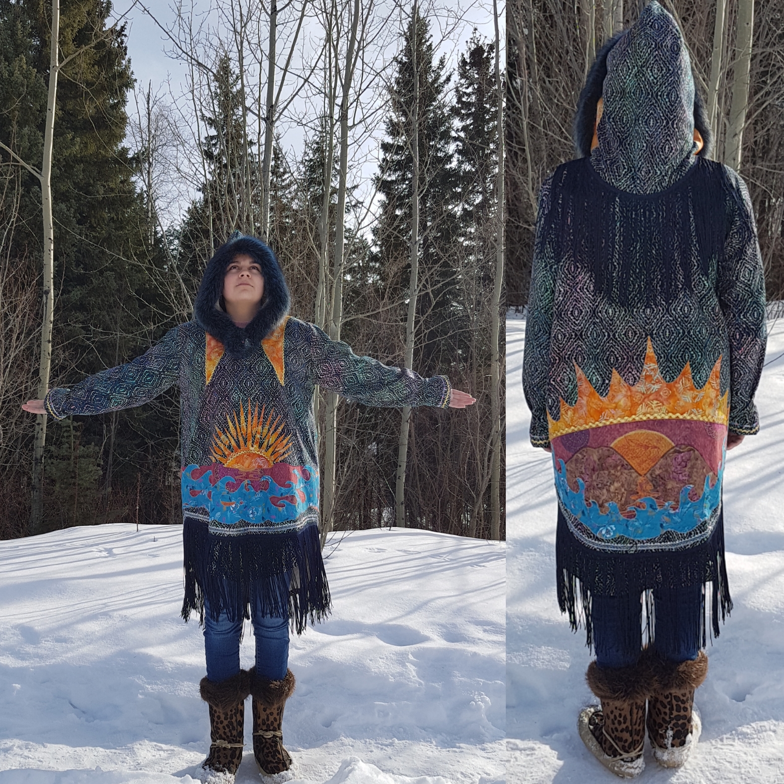 Spring Parka with Fringe (2020)