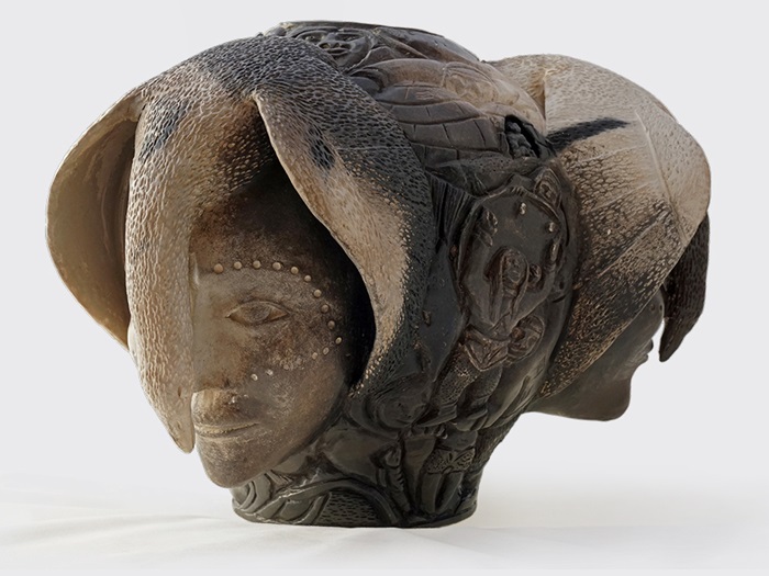 and John Kurok, Three Birds, Three Faces (date unknown)