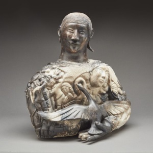 and Leo Napayok, Man Holding Bird (date unknown)