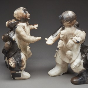 Two Friends Sharing Gossip (n.d.)