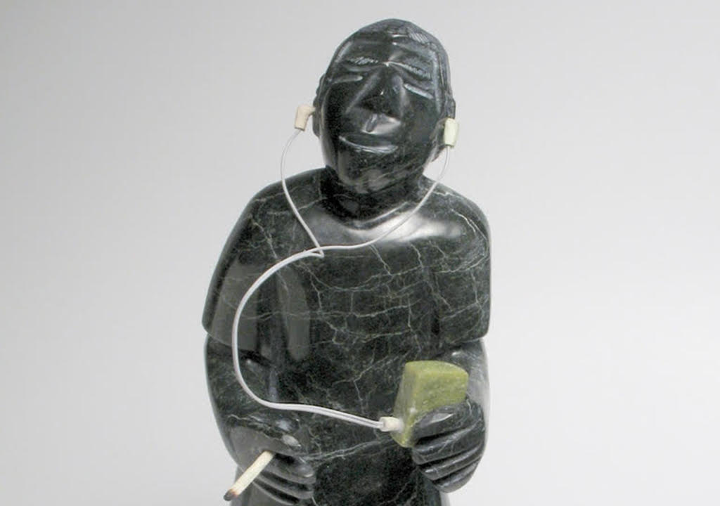 Young Man with MP3 Player