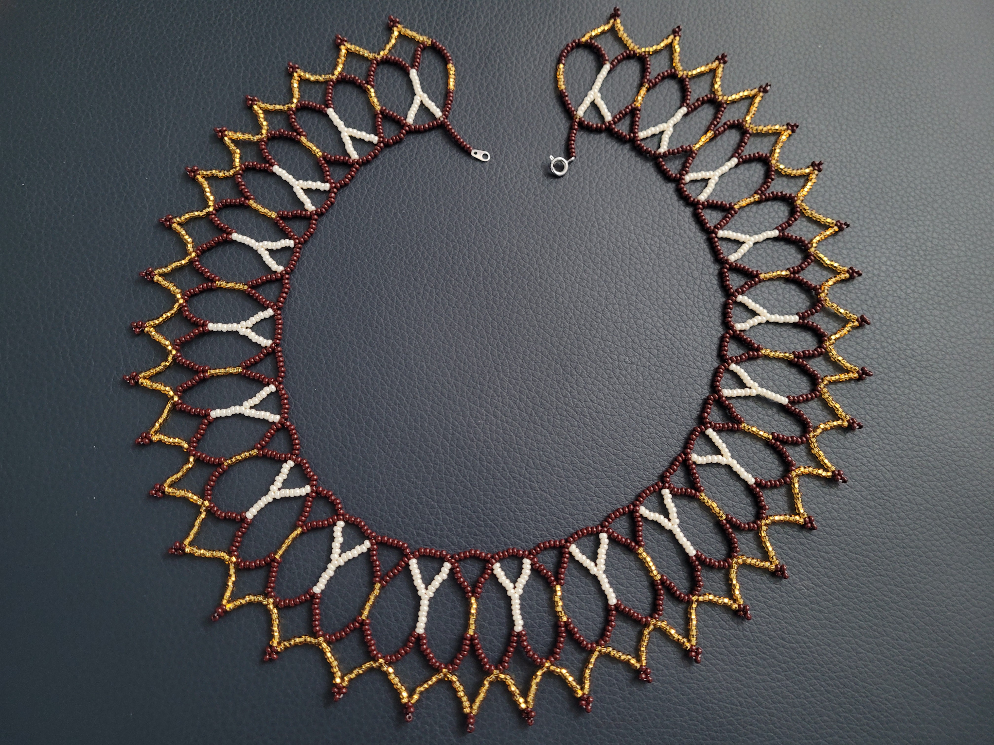 Untitled (Gold and brown necklace) (2022)