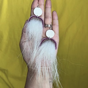 Naluaq and nanuraq with beads earrings (2023)