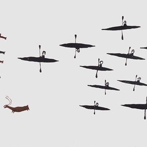 Kayaks and Caribou (1971)