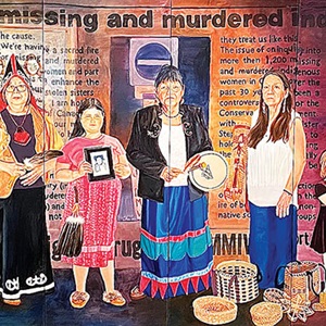 Missing and Murdered Indigenous Women and Girls Mural (2021)
