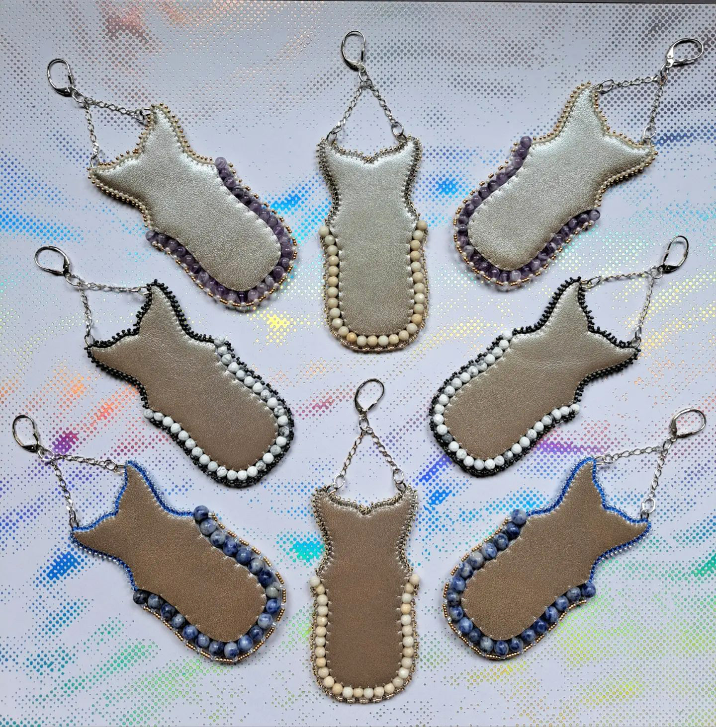 Nuliajuup Atajunga (Sedna’s Dress) earrings (2023)