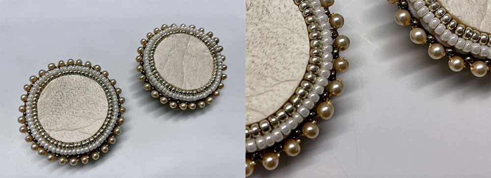 Naluaq studs with beads (2022)