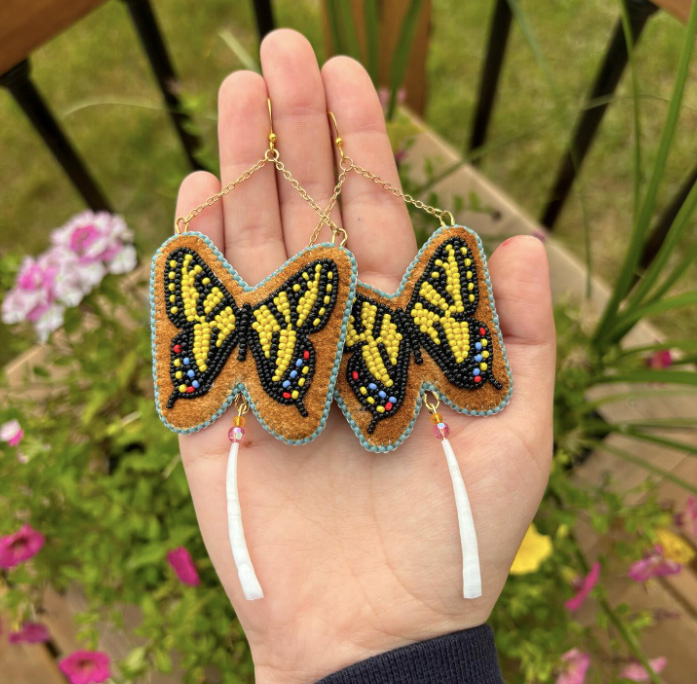 Swallowtail butterfly earrings (2024)