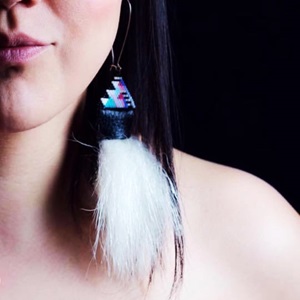 Beaded Puff Earrings (2019)