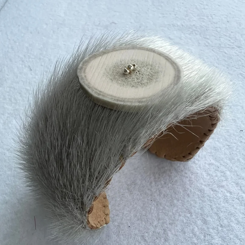 Natural Sealskin cuff (2022)