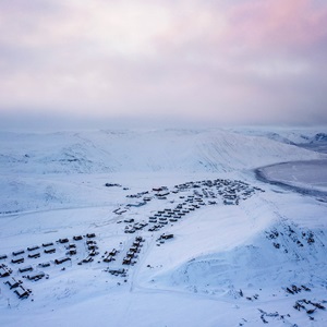 Untitled (Drone shot sunset) (2019)