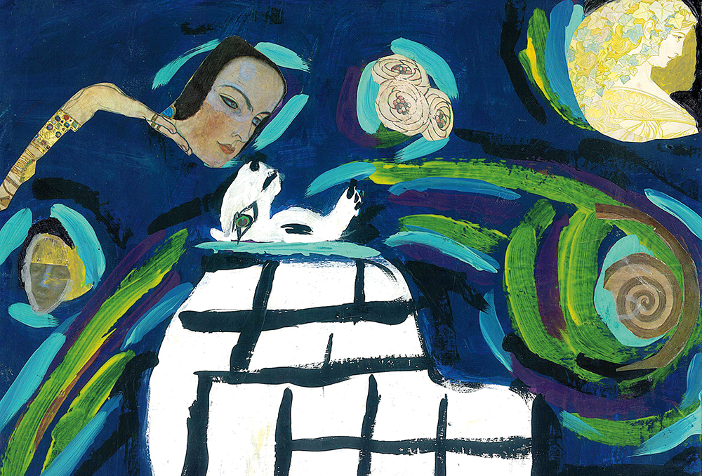 Untitled (Snoopy on an Igloo) (2016) with Eron Boyd