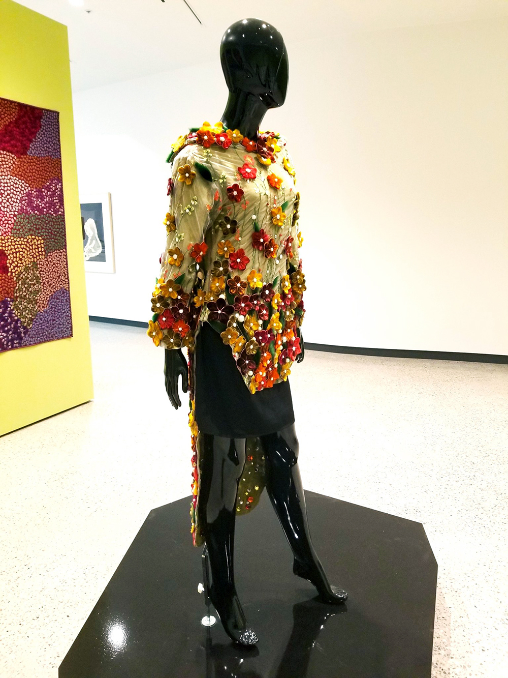 Gown with Sealskin Flowers (2021)