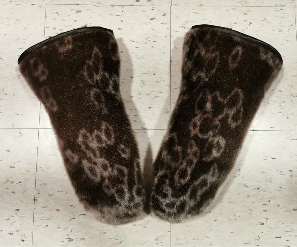 Ringed seal long snowmobile mitts (2019)
