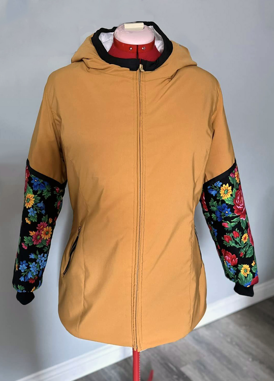 Orange and Floral Parka (2023)