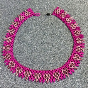 Heart beaded necklace (2020)