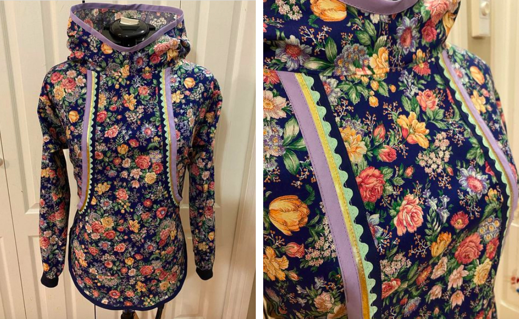 Kalikuk with red and orange flowers (2021)