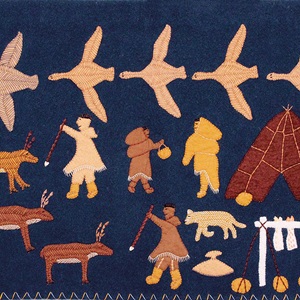 Summer Camp Drying Fish (Dark Green) (n.d.)