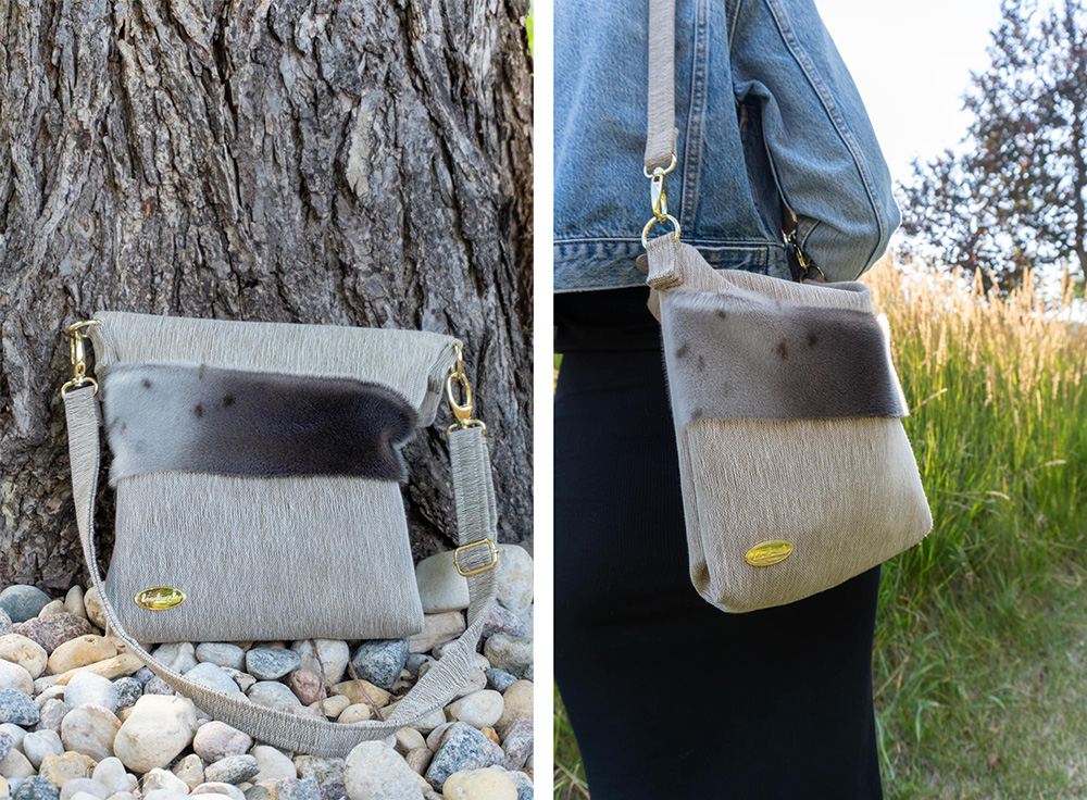 Crossbody bag with sealskin (2023)