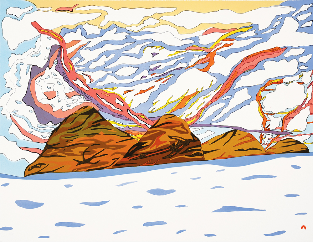 Sunlit Sky (2019) Printmaker Niveaksie Quvianaqtuliaq