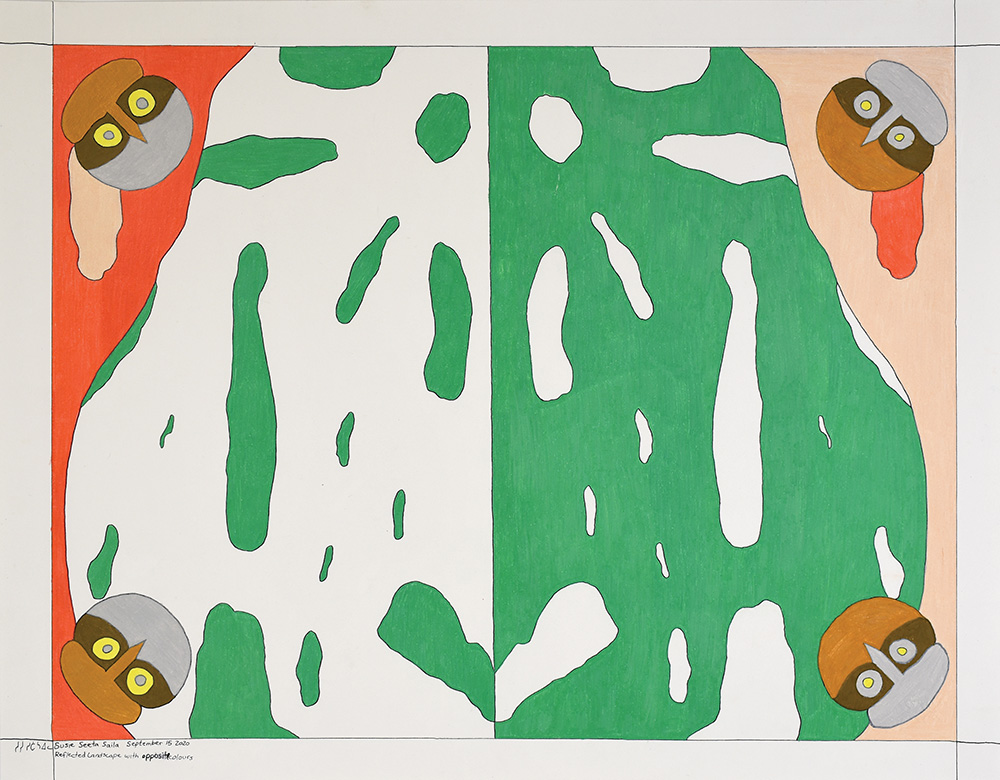 Reflected Landscape with Opposite Colours (2020)