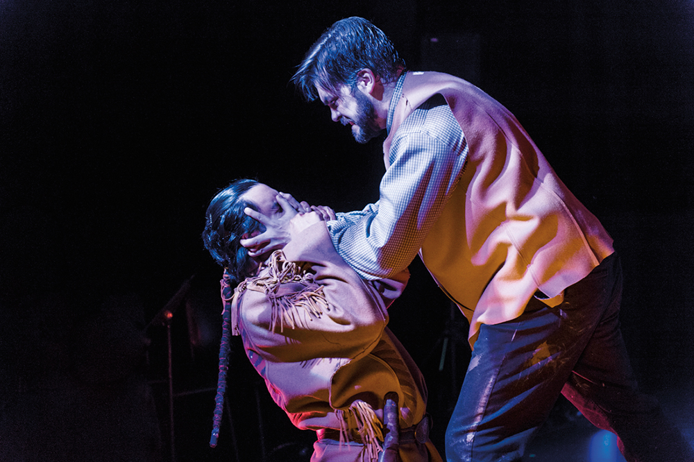 Scene from “Pawâkan Macbeth” in Stratford, 2020, written by Reneltta Arluk