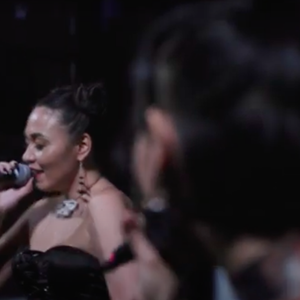 Silla and Rise perform at the launch of Galactic Gala (2019)