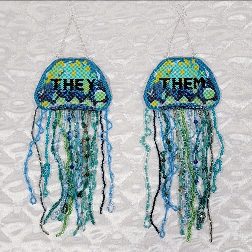 They/Them Jelly Earrings (2022)