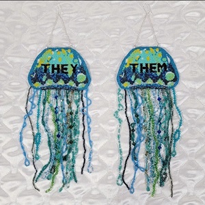 They/Them Jelly Earrings (2022)
