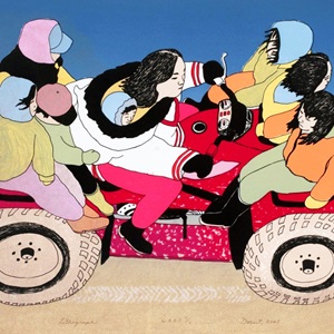 Family of Eight (2008) Printer Pitseolak Niviaqsi