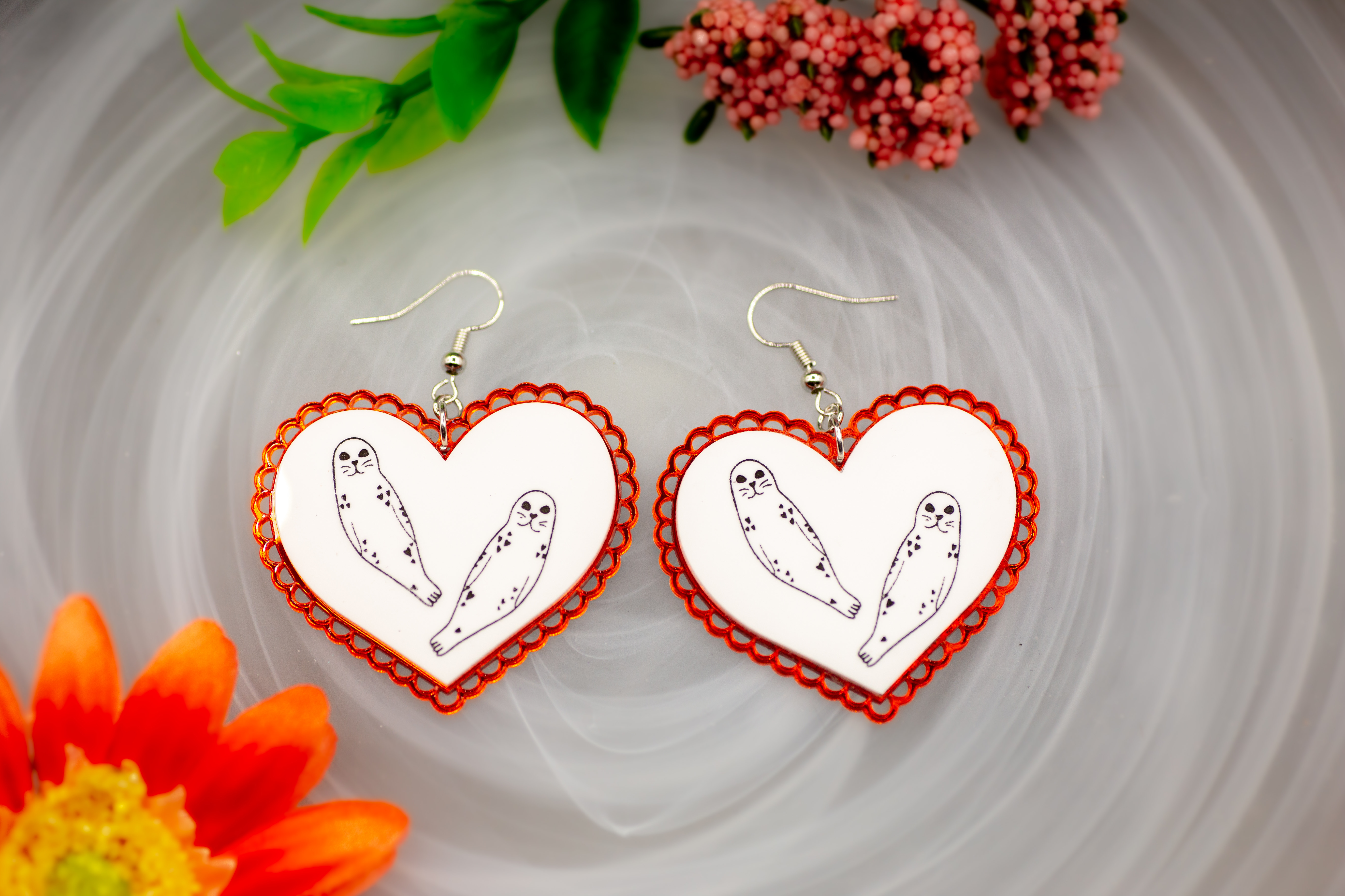 Valentine's Day Seals (2024) acrylic