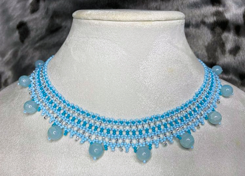 Blue beaded Necklace (2020)