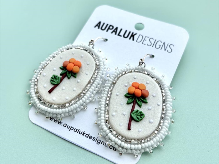 Aqpik Polymer Clay Beaded Earrings