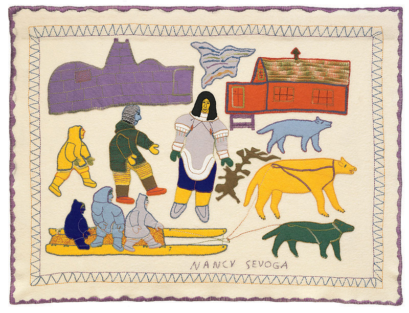 SevogaNancyComingToTheHudsonBayTradingPostAndIglooHotel