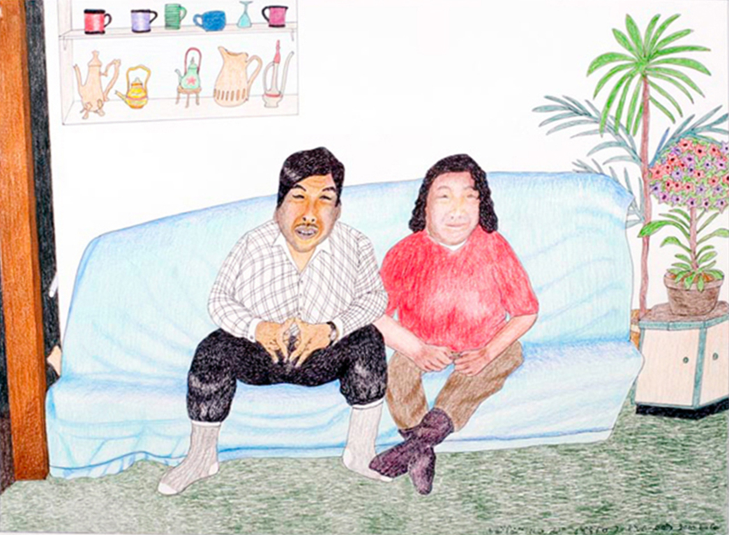 Pootoogook Kananginak - Artist and his Wife - Special Series 