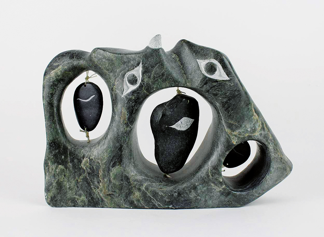 Johnny Sivuarapik - Emerging Faces (1999) Stone and sinew