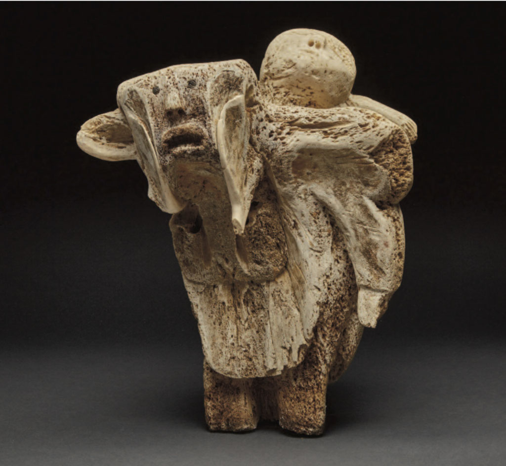 UnidentifiedTalurjuaqTransformingShamanWithHelperSpirit