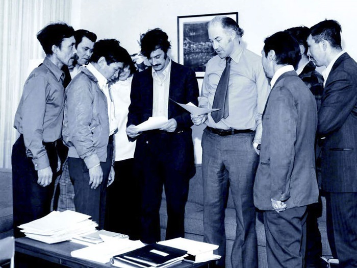 Labrador Inuit Association Meets Bill Rompkey