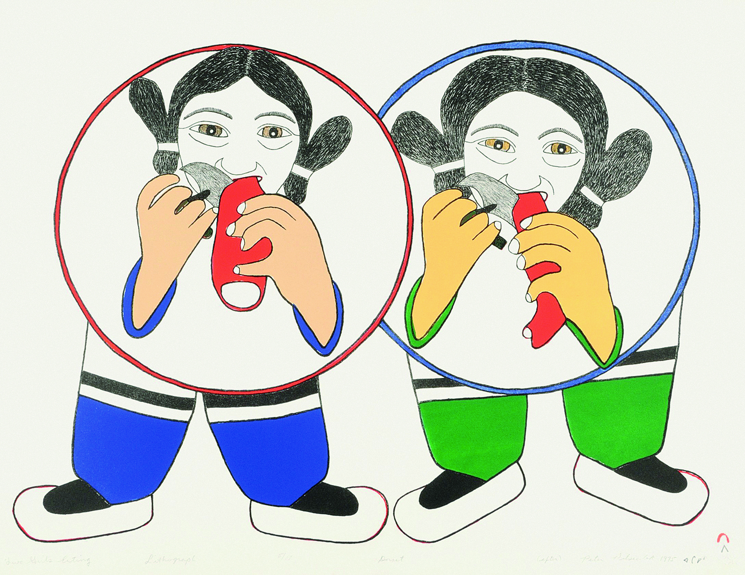 PitseolakPeterTwoGirlsEating