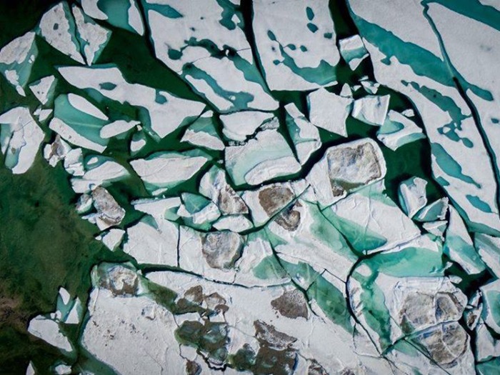 Robert Kautuk Untitled (SeaIce Breaking Up)