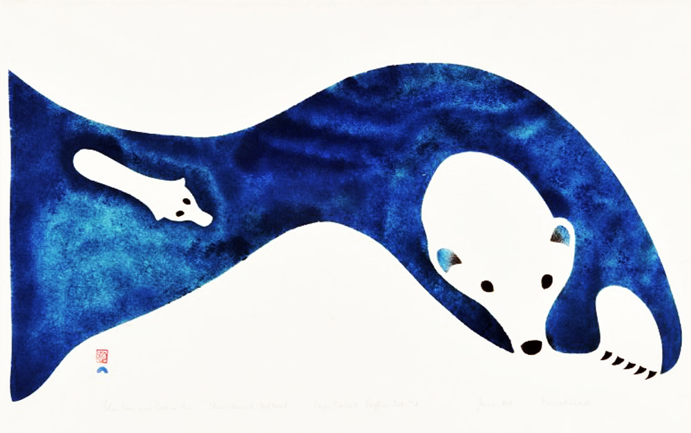 NiviaksiakPolarBearAndCubInIce