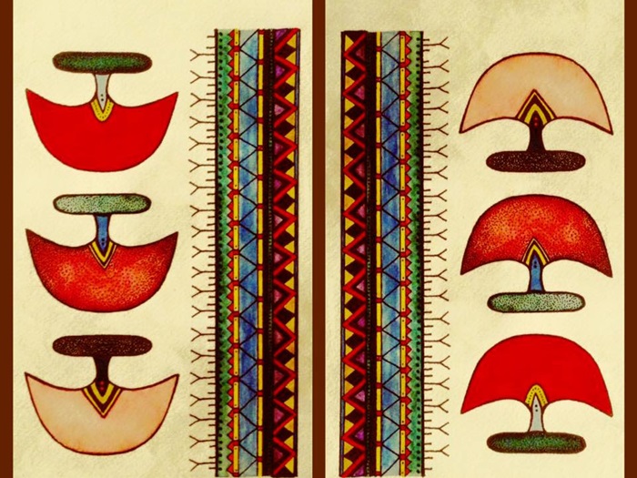 Tanya Mesher Jones Ulu Drawings