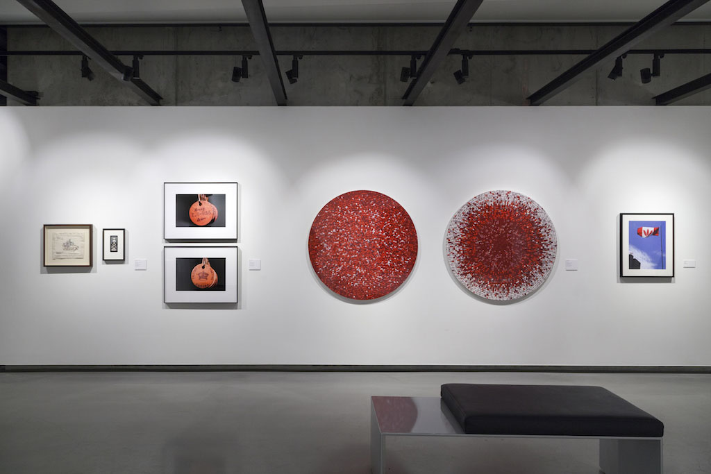 ocadraiseaflagworksfromtheindigenousartcollectionexhibitionview